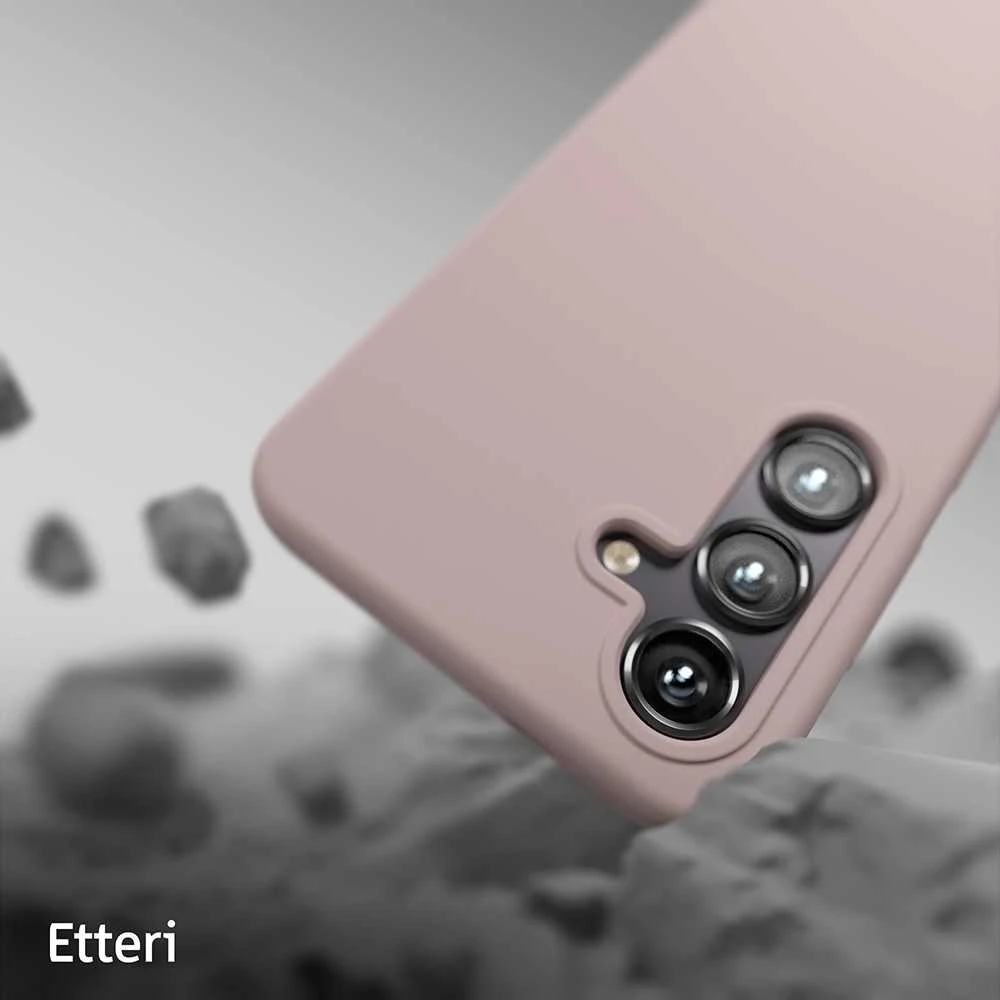 Etteri silikoninis dėklas Samsung Galaxy S24 Plus šviesiai rožinis