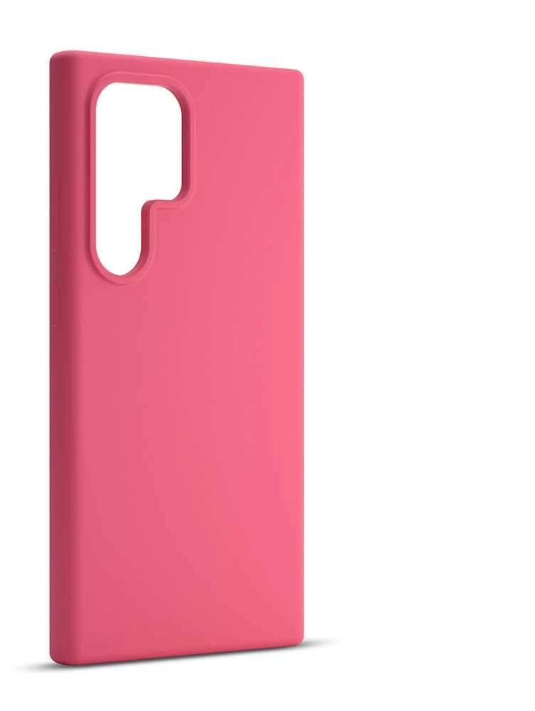 Etteri silikoninis dėklas Samsung Galaxy S25 Ultra aviečių spalvos