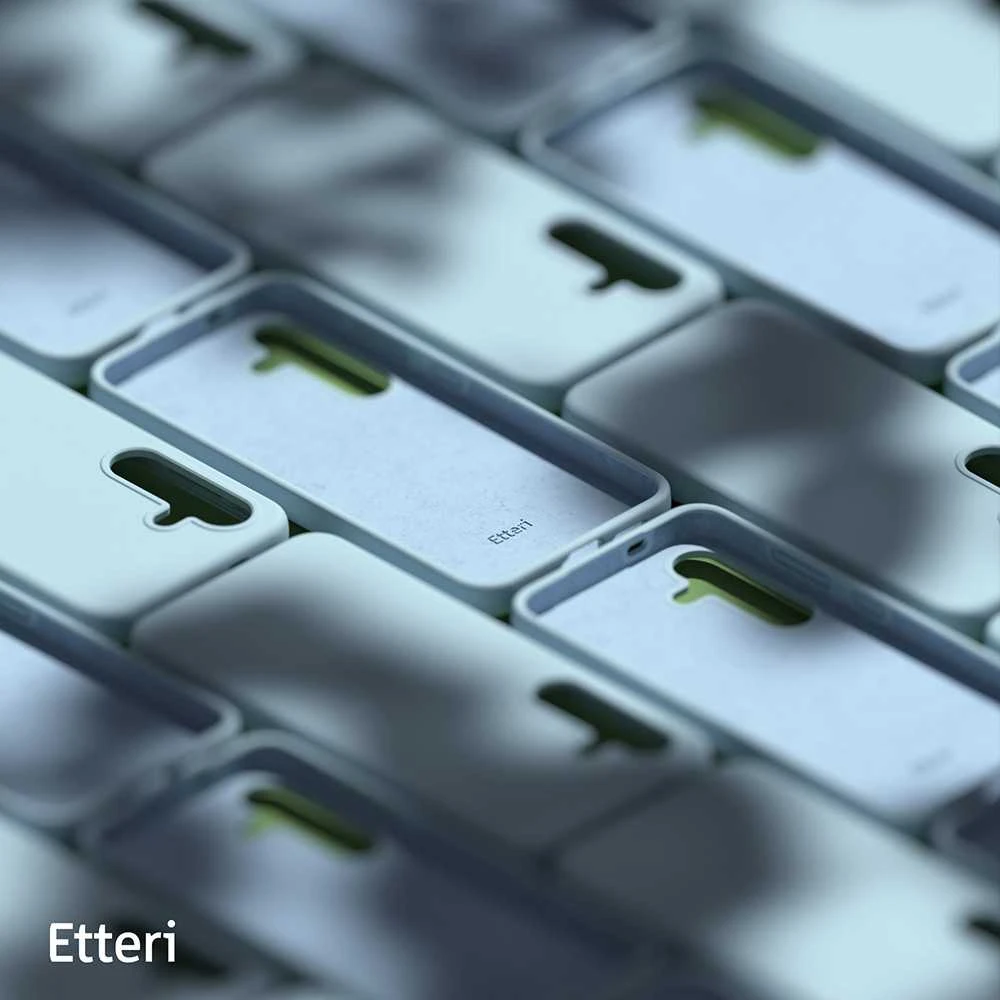 Etteri silikoninis dėklas Samsung Galaxy S24 Plus šviesiai mėlynas