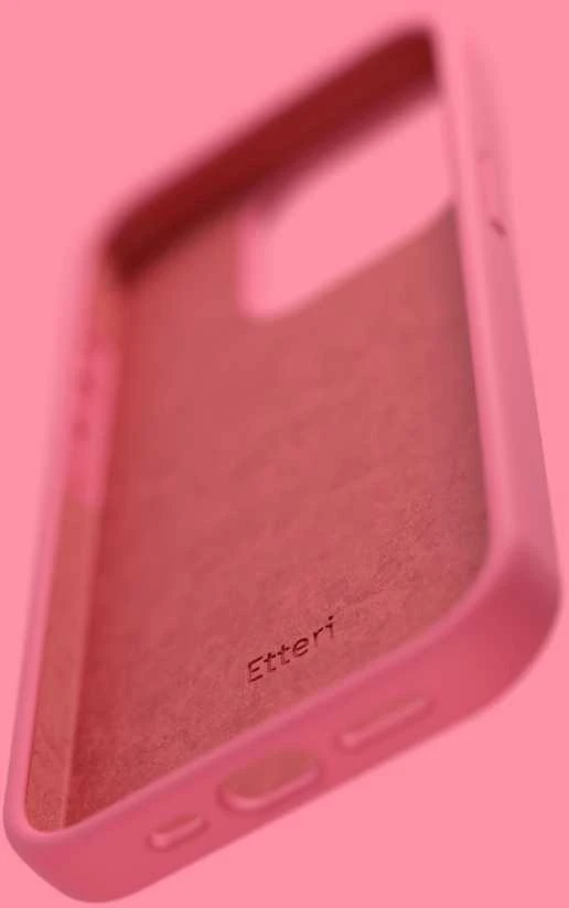 Etteri silikoninis dėklas, skirtas Xiaomi Redmi Note 13 5G, aviečių spalvos