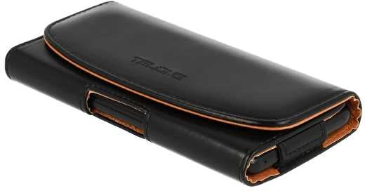 Dėklas Fusion Accessories Telone VIVA Belt Holster (Dydis 16) skirtas Apple iPhone 11 Pro/13/13 Pro/14/14 Pro/15/15 Pro/16/Samsung S23/S24 juodas, leather (145x75x14 mm)