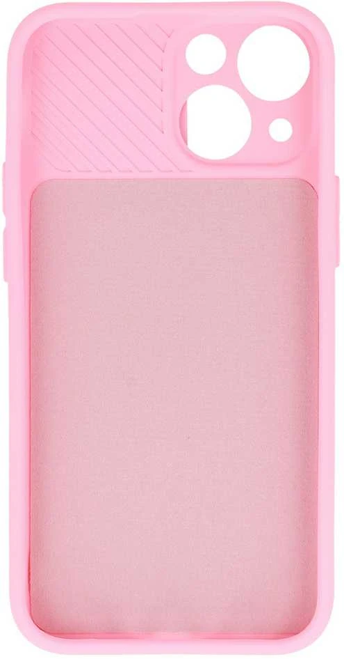 Dėklas Fusion Accessories Topt Camshield Soft for Samsung Galaxy S25 Light rožinės spalvos