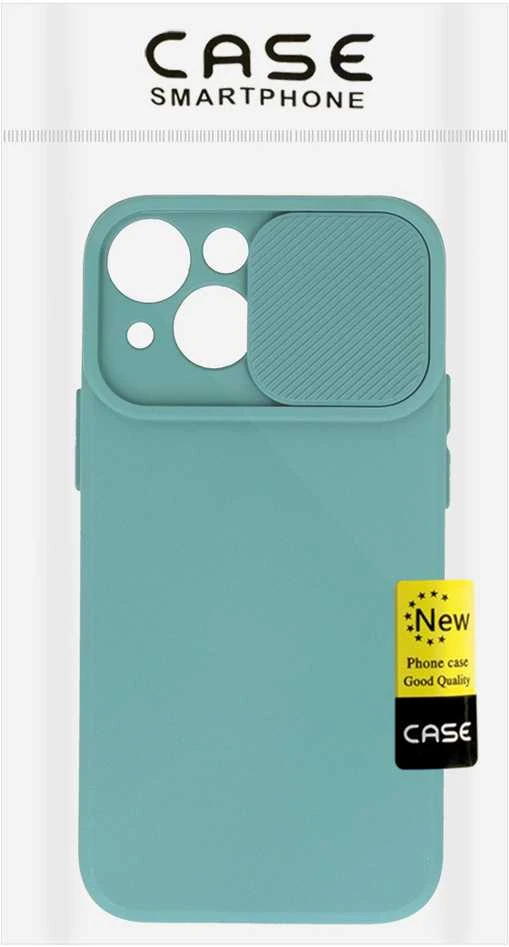 Dėklas Topt Camshield Soft skirtas Apple iPhone 15 Pro Max Dark žalios spalvos