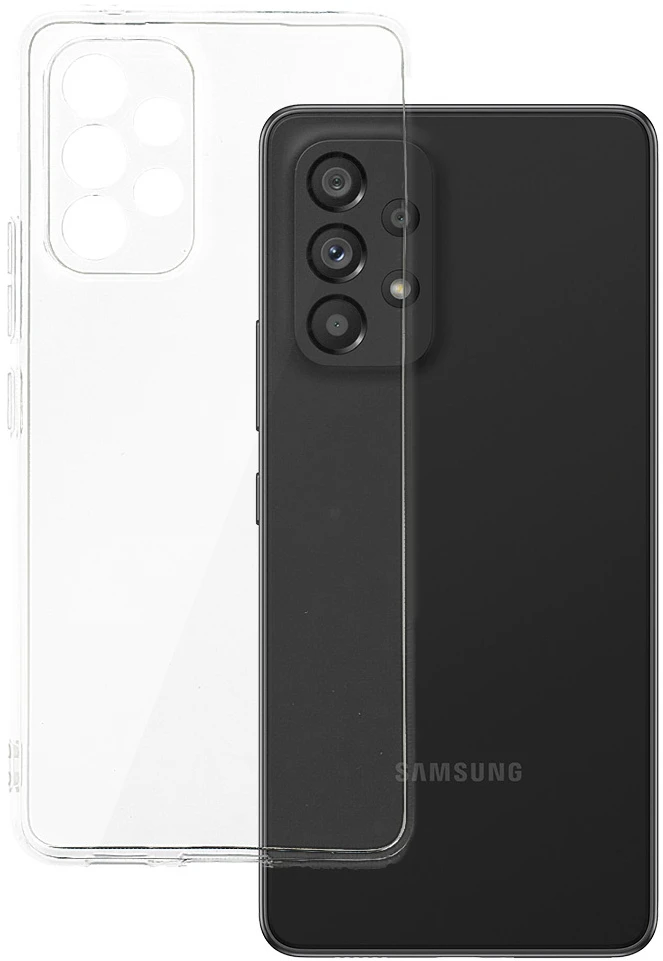 Fusion Accessories Galinis dėklas 2 mm Perfect, skirtas Samsung Galaxy A53 5G, SKAIDRUS