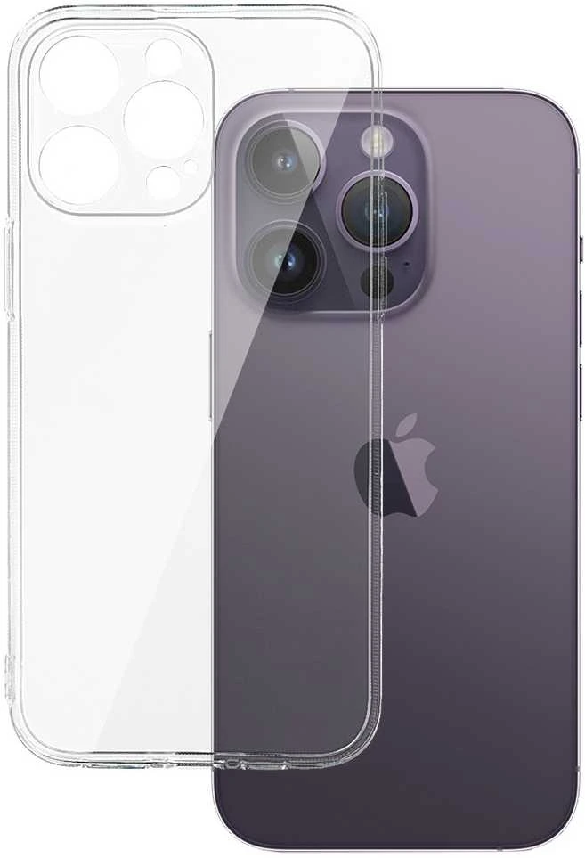 Dėklas iLike Topt Galinis dangtelis 2 mm idealiai tinkantis Apple iPhone 14 Pro Max skaidrus