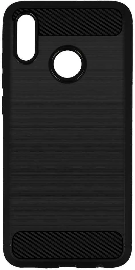 Dėklas Topt Galinis dangtelis CARBON skirtas Huawei P Smart 2019 juodos spalvos