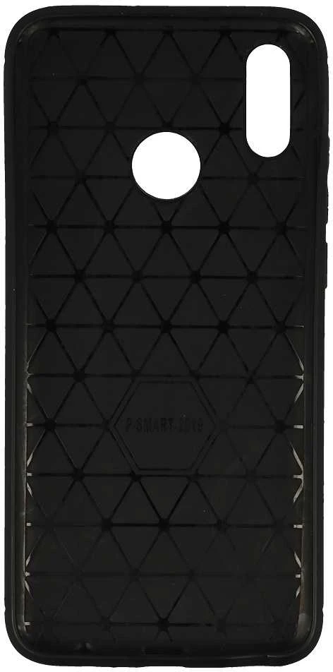 Dėklas Topt Galinis dangtelis CARBON skirtas Huawei P Smart 2019 juodos spalvos