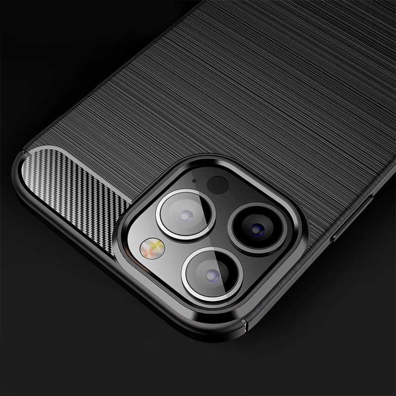 Dėklas iLike Topt Galinis dangtelis CARBON skirtas Apple iPhone 14 juodos spalvos