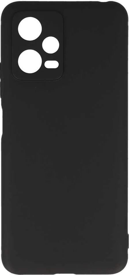 Dėklas Fusion Accessories Topt Galinis dangtelis Matinis skirtas Xiaomi Redmi Note 12 5G/Poco X5 juodos spalvos
