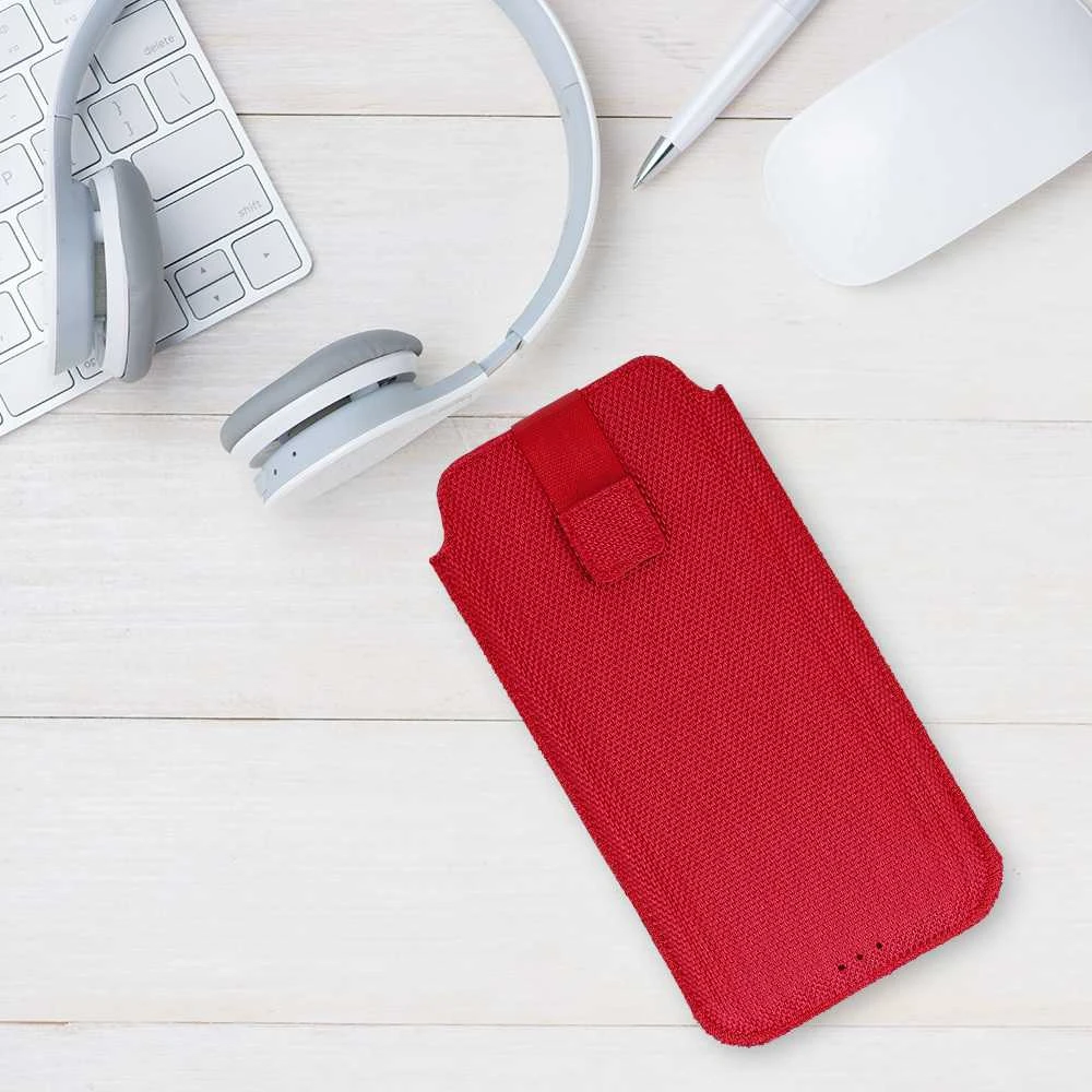 Fusion Accessories Topt Dėklas HIT (Dydis XL) skirtas Apple iPhone 15/15 Pro/Apple iPhone 16/16 Pro/Samsung S24/S24 Plus/S25/S25 Plus/A53/A55 5G raštas 2 raudonos spalvos