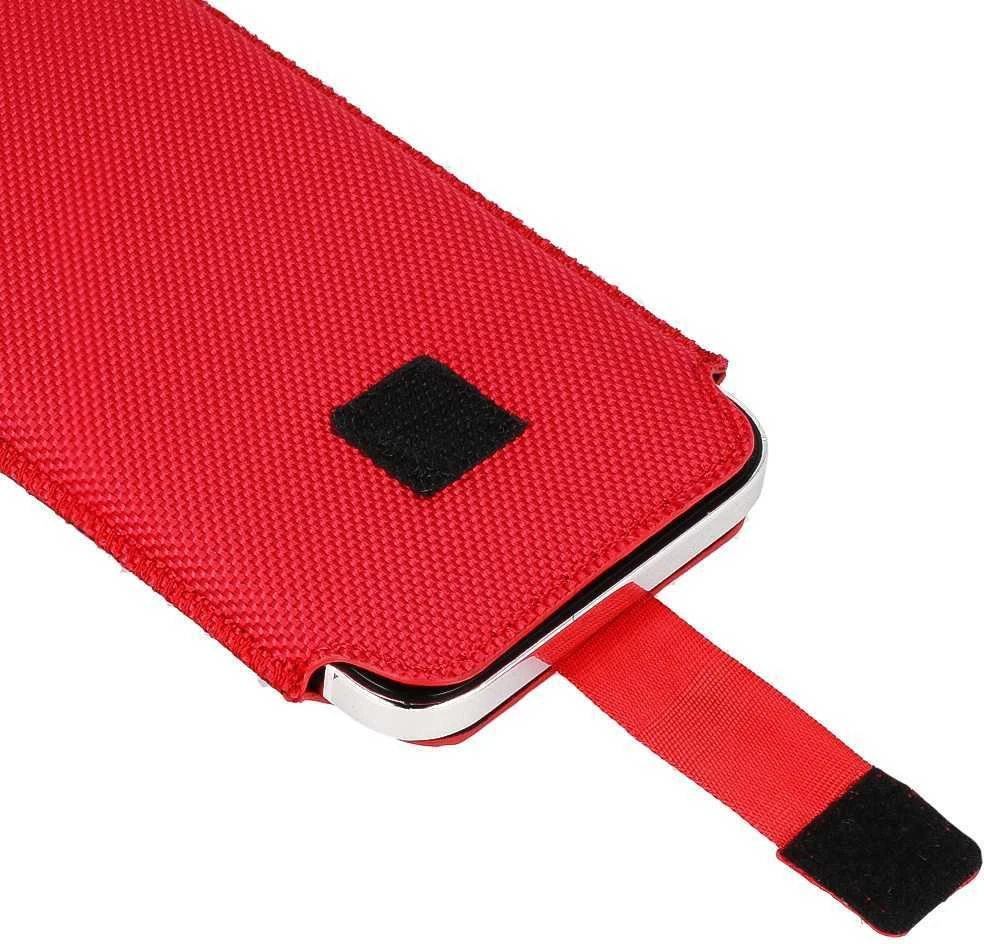 Fusion Accessories Topt Dėklas HIT (Dydis XL) skirtas Apple iPhone 15/15 Pro/Apple iPhone 16/16 Pro/Samsung S24/S24 Plus/S25/S25 Plus/A53/A55 5G raštas 2 raudonos spalvos