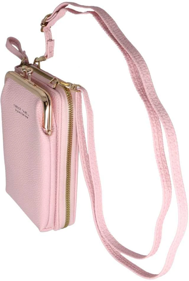 Dėklas Fusion Accessories Topt Knitted bag skirtas phone design 2 rožinės spalvos