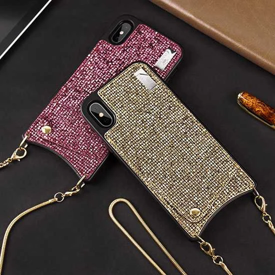 Dėklas Toptel Topt Krepšys telefonui – Star – Apple iPhone XS Max aukso spalvos