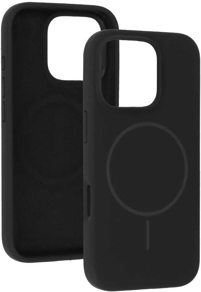 Dėklas Fusion Accessories Topt Magsafe Slim Silicone skirtas Apple iPhone 17 Air juodos spalvos