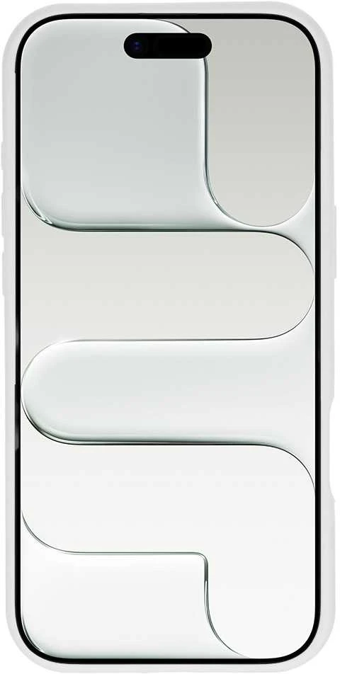 Dėklas Fusion Accessories Topt Magsafe Slim Silicone skirtas Apple iPhone 17 Air baltos spalvos