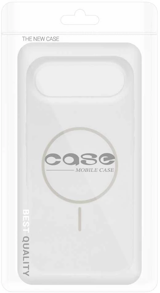 Dėklas Fusion Accessories Topt Magsafe Slim Silicone skirtas Apple iPhone 17 Air baltos spalvos