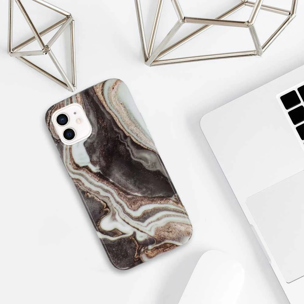 Dėklas Topt Marble Silikon Apple iPhone 12 Mini šablonas 7