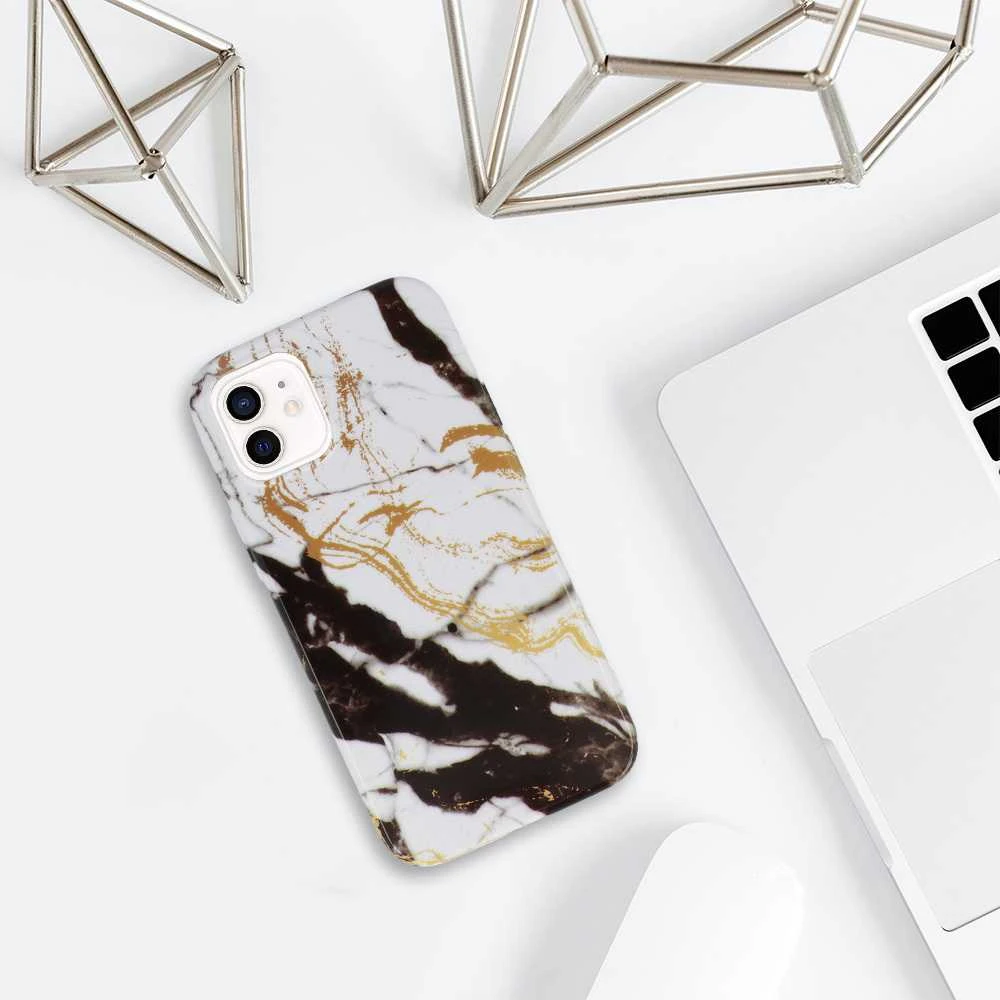 Dėklas Topt Marble Silikon Apple iPhone 12 Mini šablonas 3