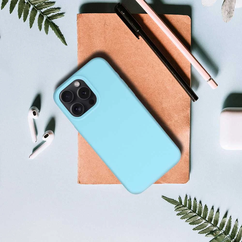 Dėklas Toptel Topt Silicone Lite Xiaomi 15 Pro 5G light mėlynas