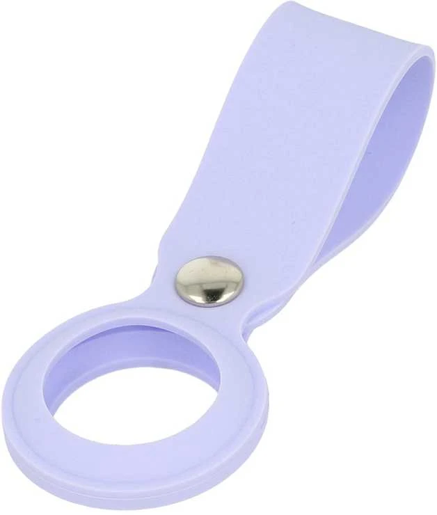 Dėklas Fusion Accessories Topt Silikoninis pakabukas skirtas AirTag violetinės spalvos