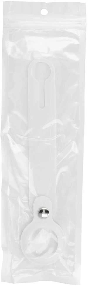 Dėklas Fusion Accessories Topt Silikoninis pakabukas skirtas AirTag baltos spalvos