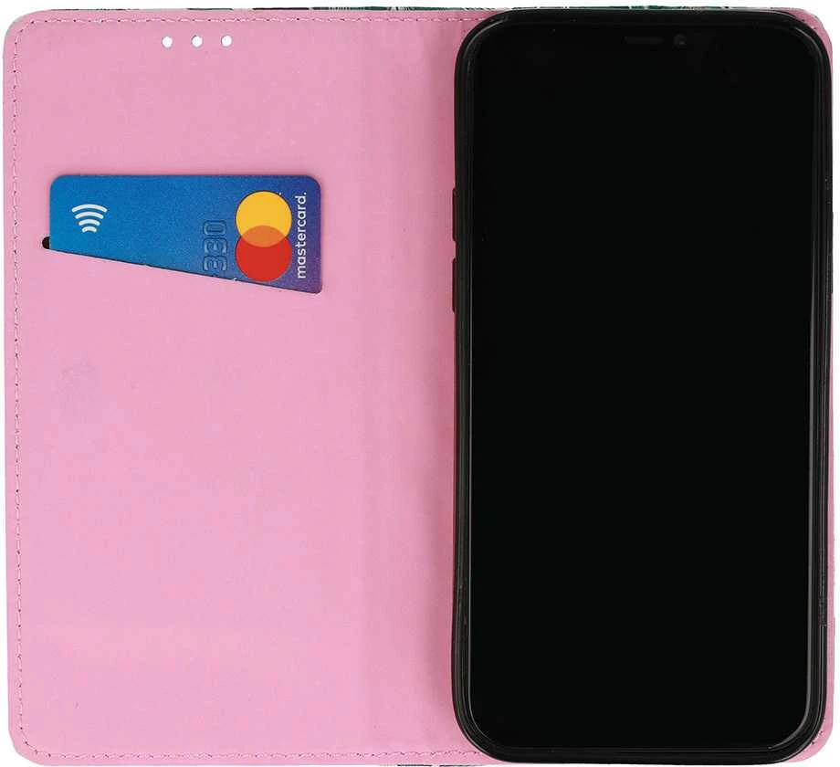 Toptel „Topt Smart Book“ dėklas su gėlėmis Apple iPhone 12/12 Pro telefonui „Design 4“