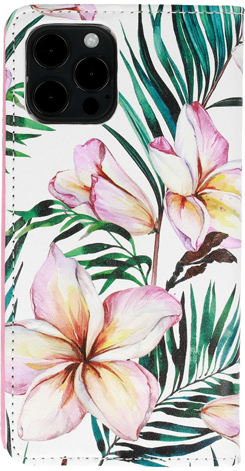 Fusion Accessories Išmanusis knygutės dėklas „Gėlių sijonas“ Apple iPhone 12 Pro Max Design 1