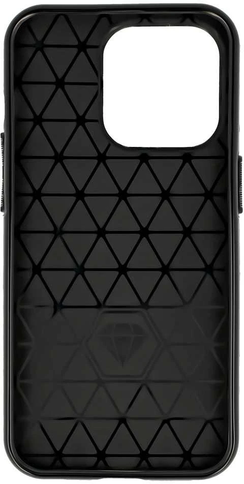 Dėklas Fusion Accessories Topt Thunder dėkals skirtas Apple iPhone 14 Pro Max juodos spalvos