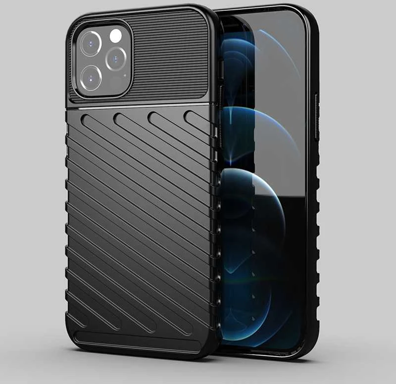 Dėklas Fusion Accessories Topt Thunder dėkals skirtas Apple iPhone 14 Plus juodos spalvos