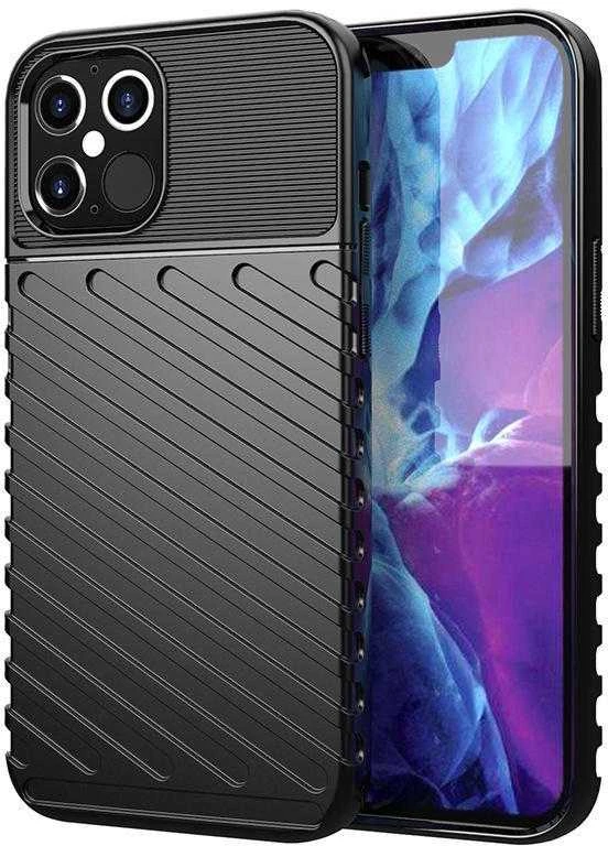 Dėklas Toptel Topt Thunder dėkals skirtas Apple iPhone 13 Pro Max juodos spalvos