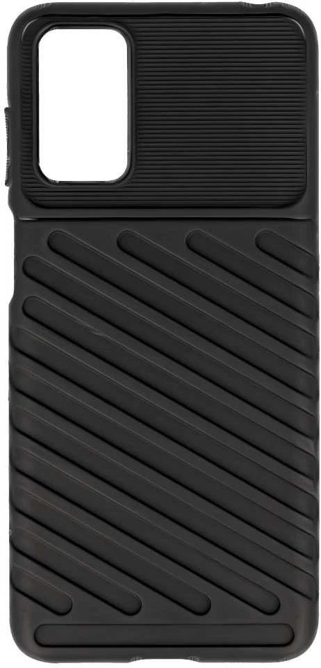 Dėklas Toptel Topt Thunder dėkals skirtas Motorola Moto G42 juodos spalvos