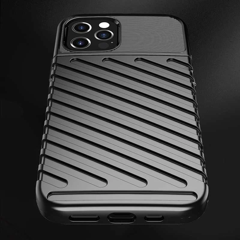 Dėklas Toptel Topt Thunder dėkals skirtas Motorola Moto G42 juodos spalvos