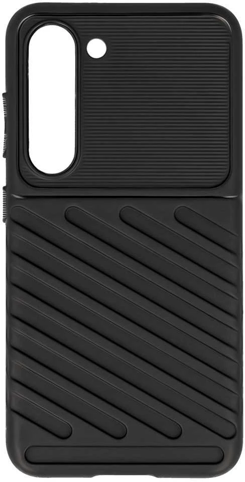 Dėklas Toptel Topt Thunder dėkals skirtas Samsung Galaxy S23 juodos spalvos