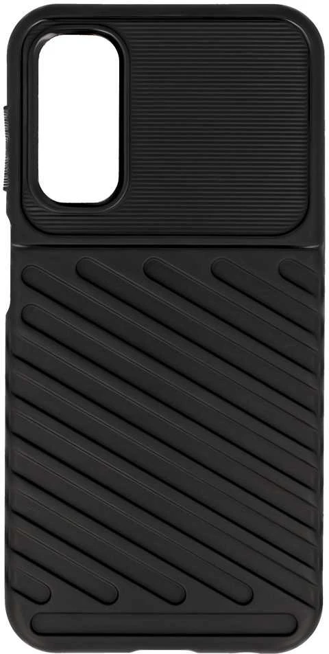 Dėklas Fusion Accessories Topt Thunder dėkals skirtas Samsung Galaxy A24 4G juodos spalvos