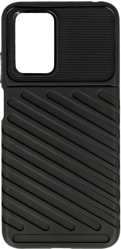Dėklas Fusion Accessories Topt Thunder dėkals skirtas Xiaomi Redmi 10 juodos spalvos