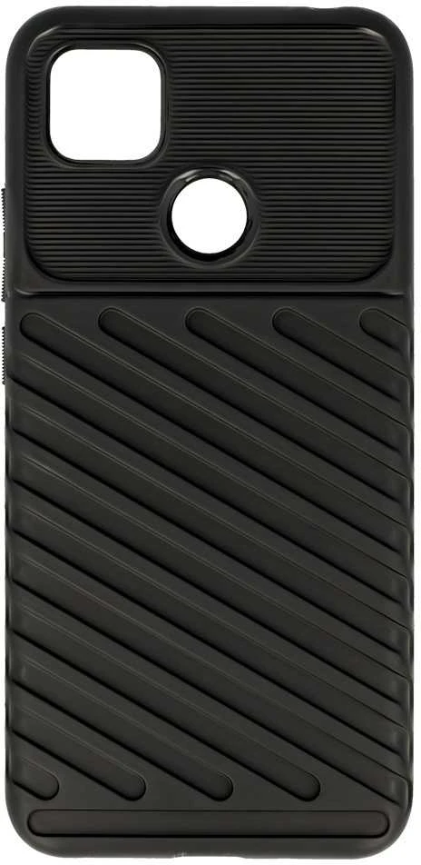 Dėklas Toptel Topt Thunder dėkals skirtas Xiaomi Redmi 10A juodos spalvos