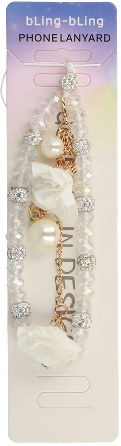 Fusion Accessories Phone pendant G-16 baltas