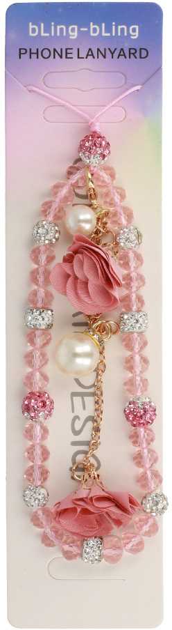Fusion Accessories Phone pendant G-16 pink