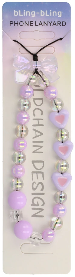 Fusion Accessories Phone pendant GC-036 violetinė