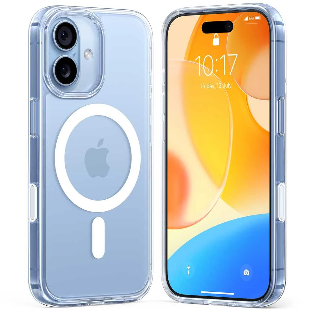 Dėklas Torras Guardian Magnetic, skaidrus – iPhone 17