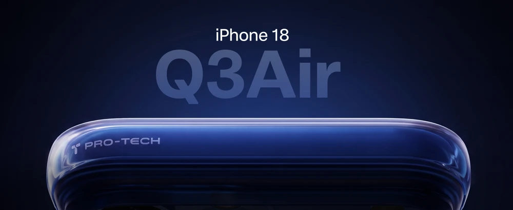 Dėklas Torras Ostand Q3 Air, arktinė mėlyna – iPhone 18 Pro