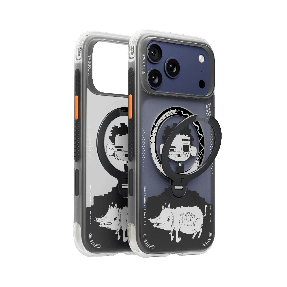 Dėklas „Torras Ostand Q3 Air Gawx Limited“, „Dawnbreak“ apsauga – „Apple iPhone 17 Pro“