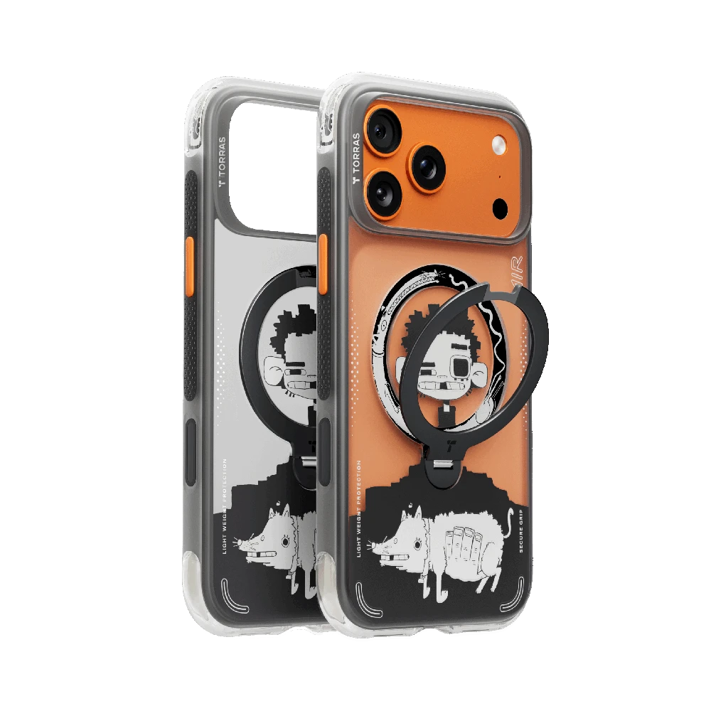 Dėklas „Torras Ostand Q3 Air Gawx Limited“, „Dawnbreak“ apsauga – „Apple iPhone 17 Pro“