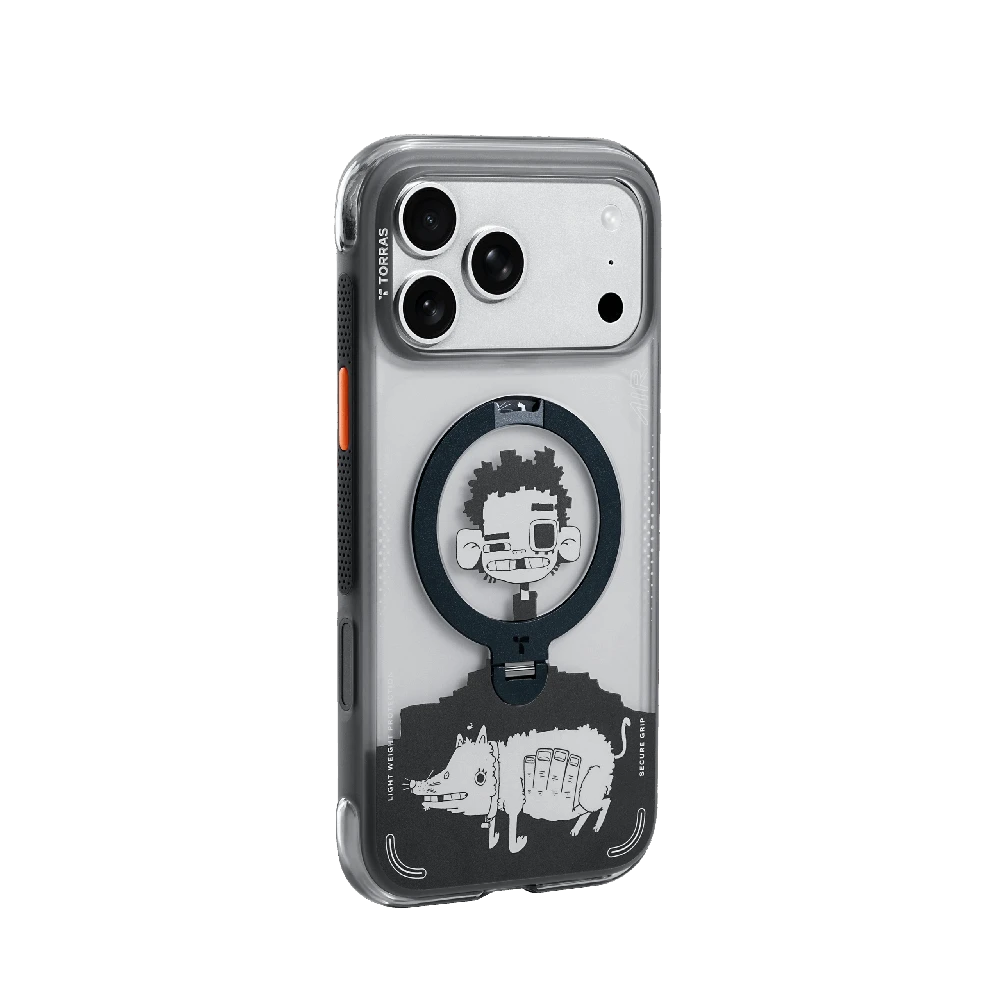 Dėklas „Torras Ostand Q3 Air Gawx Limited“, „Dawnbreak“ apsauga – „Apple iPhone 17 Pro“