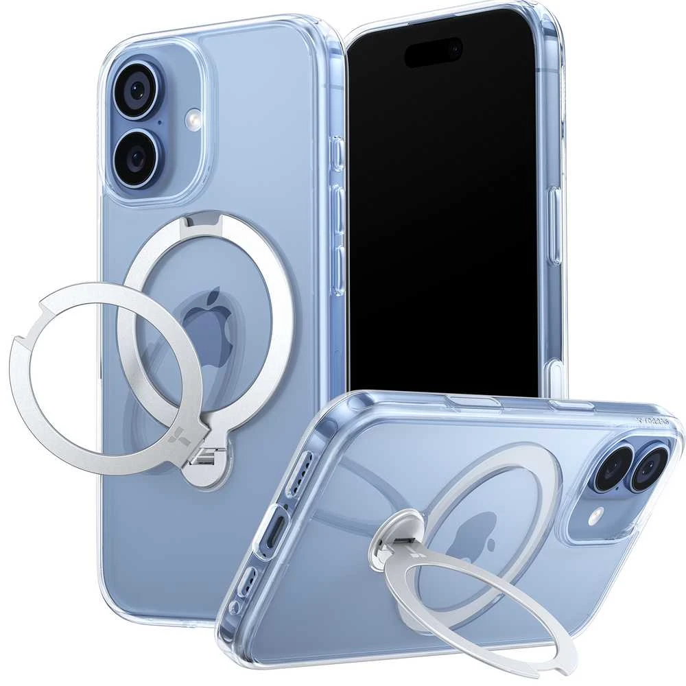 Dėklas Torras Ostand Q3 Spin, skaidrus - iPhone 17