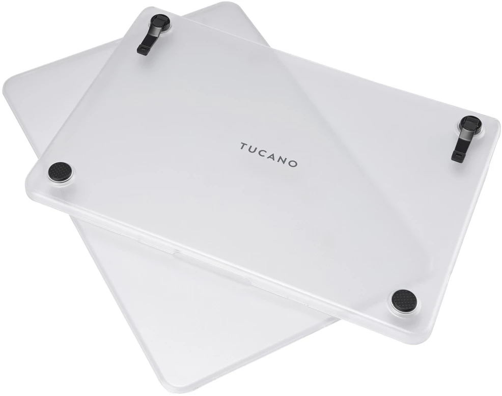 Tucano Hard Shell Nido do MacBook Neo permatomas