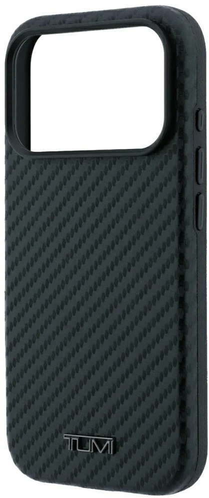 Dėklas Tumi Carbon MagSafe, skirtas iPhone 18 Pro / 17 Pro, juodas