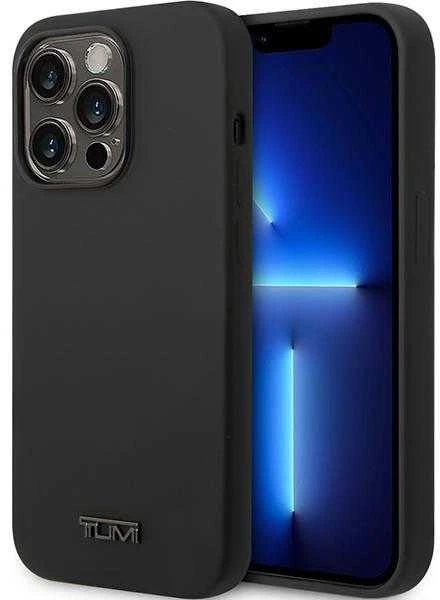Tumi TUHCP14LSK iPhone 14 Pro 6.1″ juodos spalvos kietas dėklas Liquid Silicone