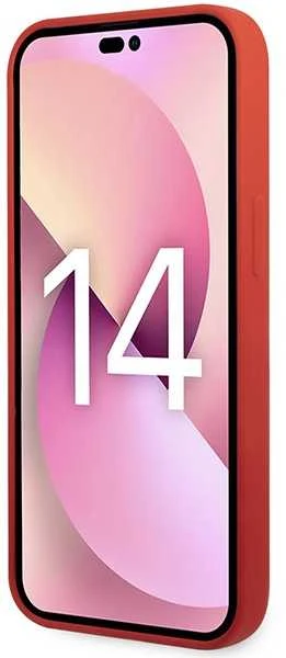 Tumi TUHCP14MSR iPhone 14 Plus / 15 Plus 6.7″ raudonas kietas dėklas Liquid Silicone