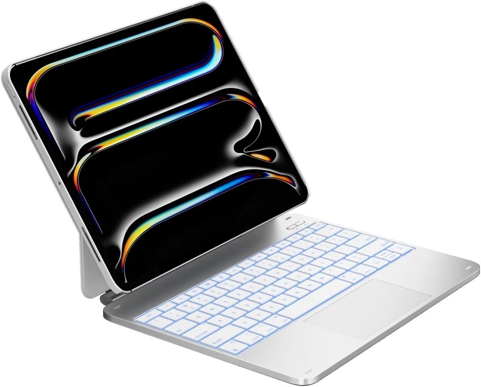 Typecase Edge + do iPad Pro 13" 2024/2025 sidabrinė